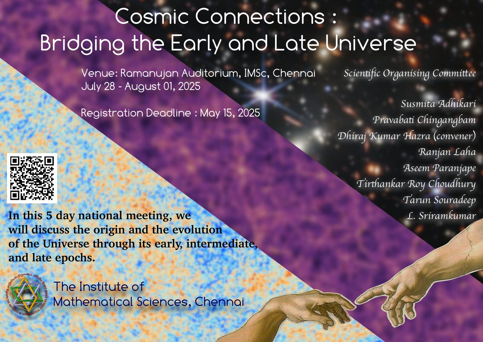 Poster for Cosmic Connections 2025